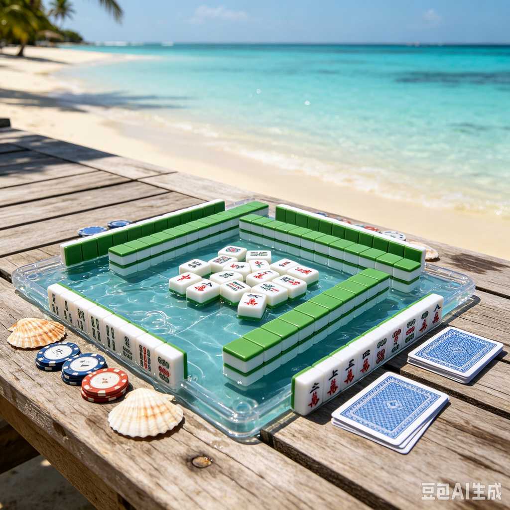indoor leisure game mahjong set